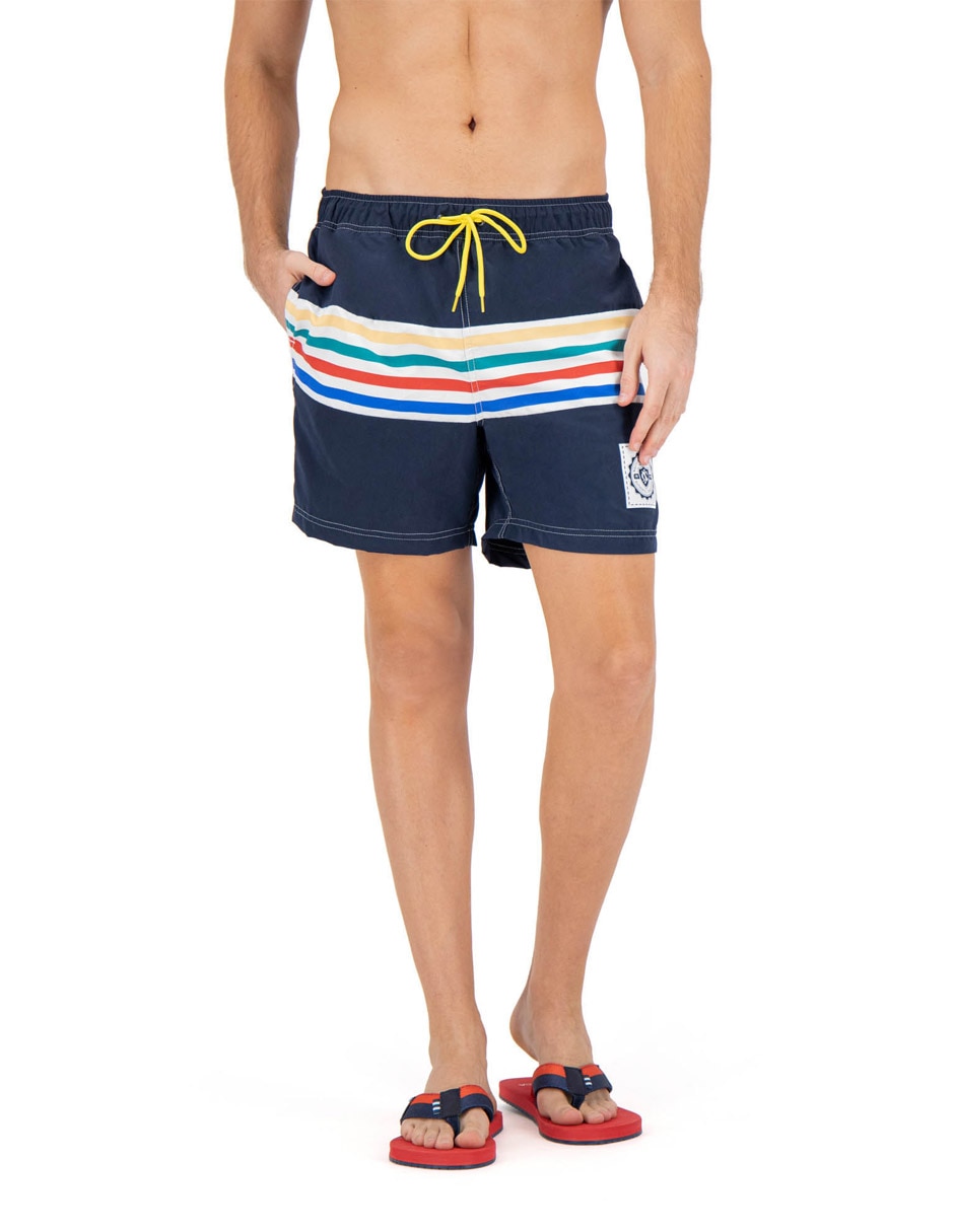 Traje de baño cordones decorativos para hombre 4