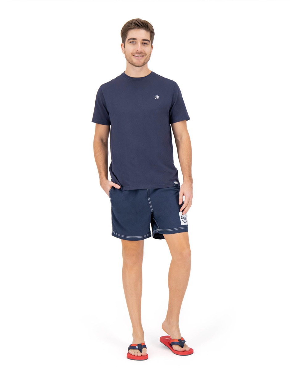 Traje de baño cordones decorativos para hombre