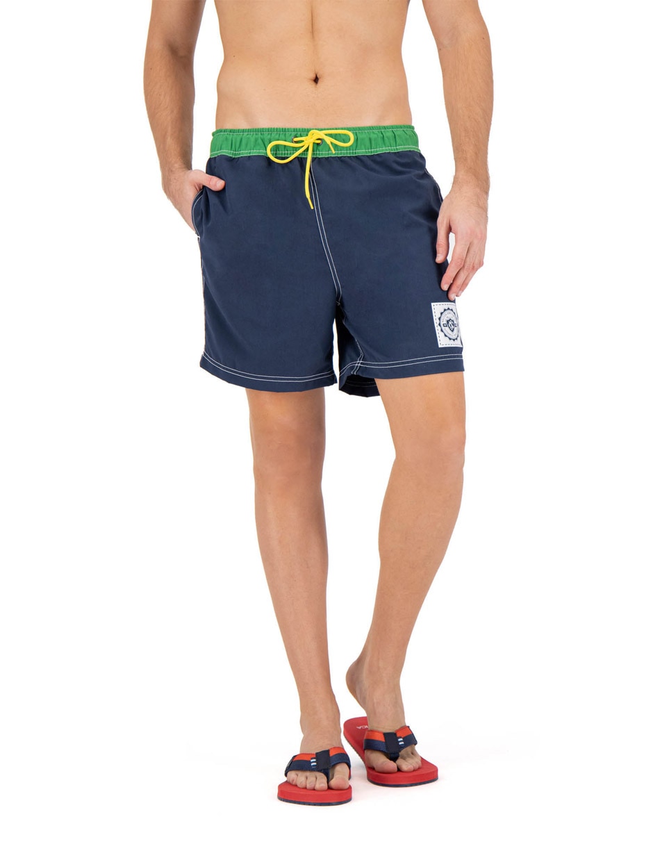 Traje de baño cordones decorativos para hombre 4