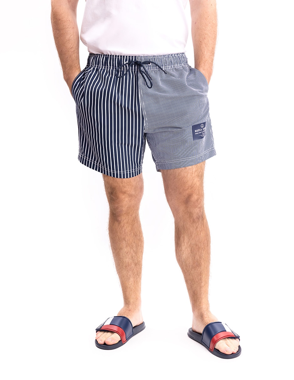 Traje de baño cordones decorativos para hombre
