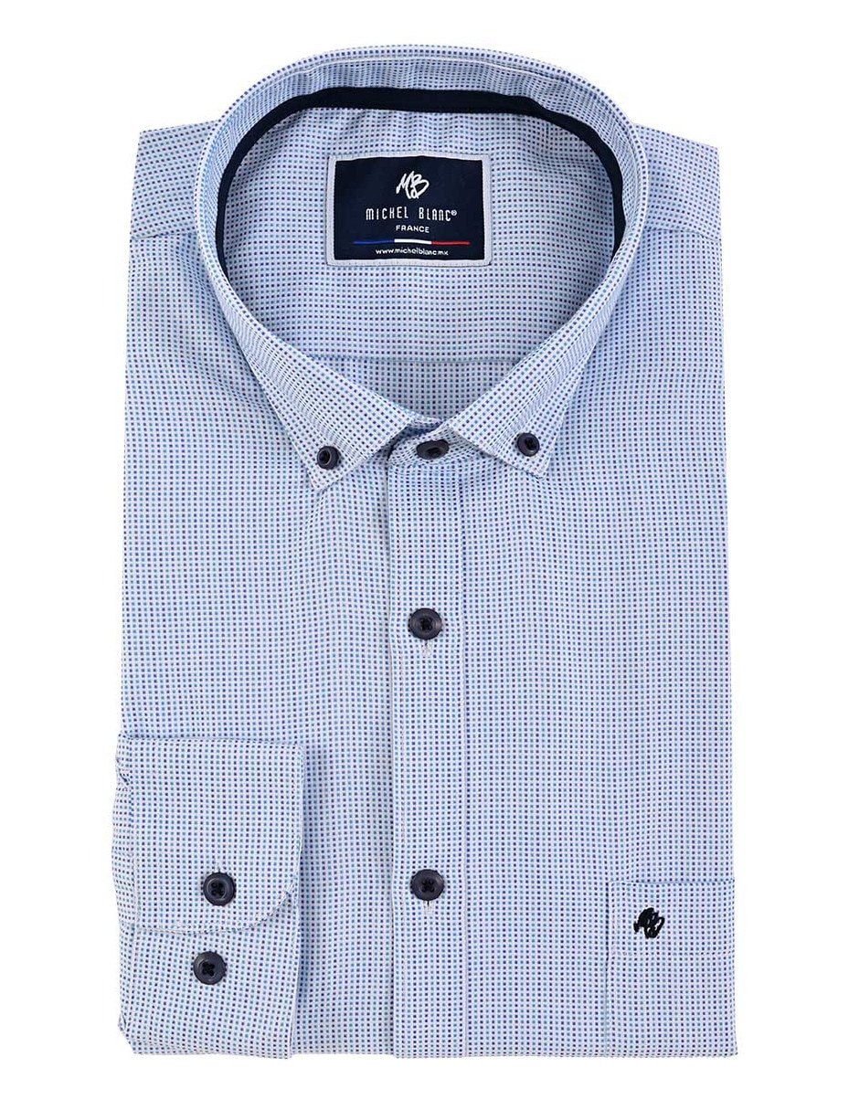 Camisa casual manga larga para hombre 4