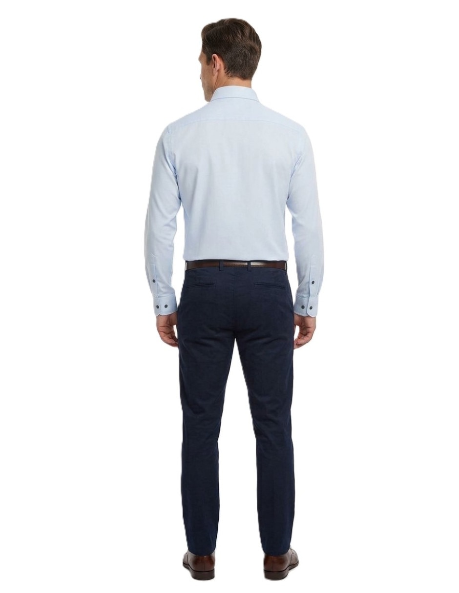 Camisa casual manga larga para hombre