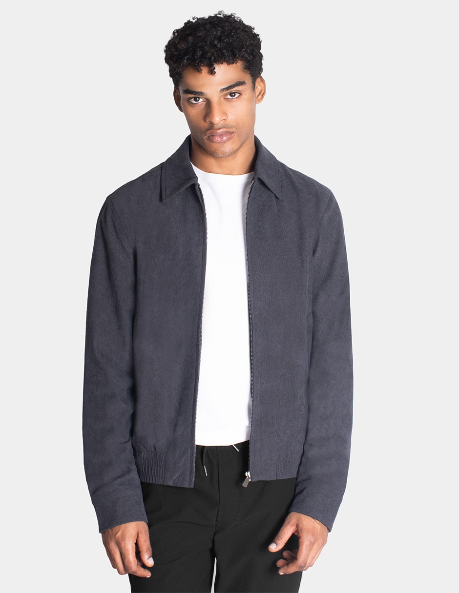 Chamarra casual sin capucha para hombre Chamarra casual sin capucha para hombre