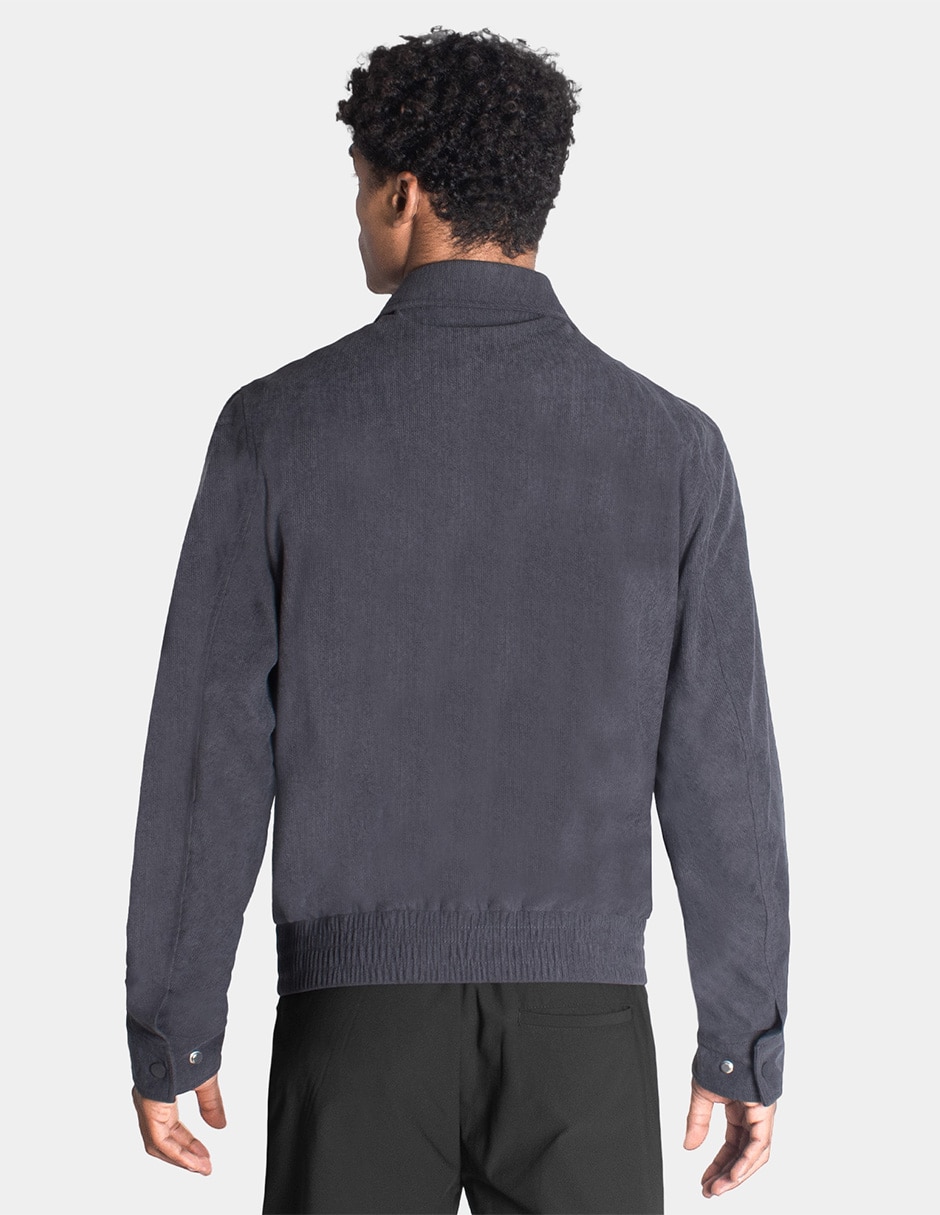 Chamarra casual sin capucha para hombre 4