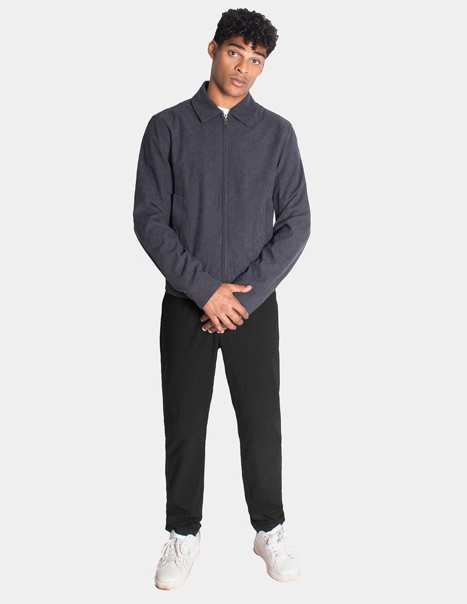 Chamarra casual sin capucha para hombre 3