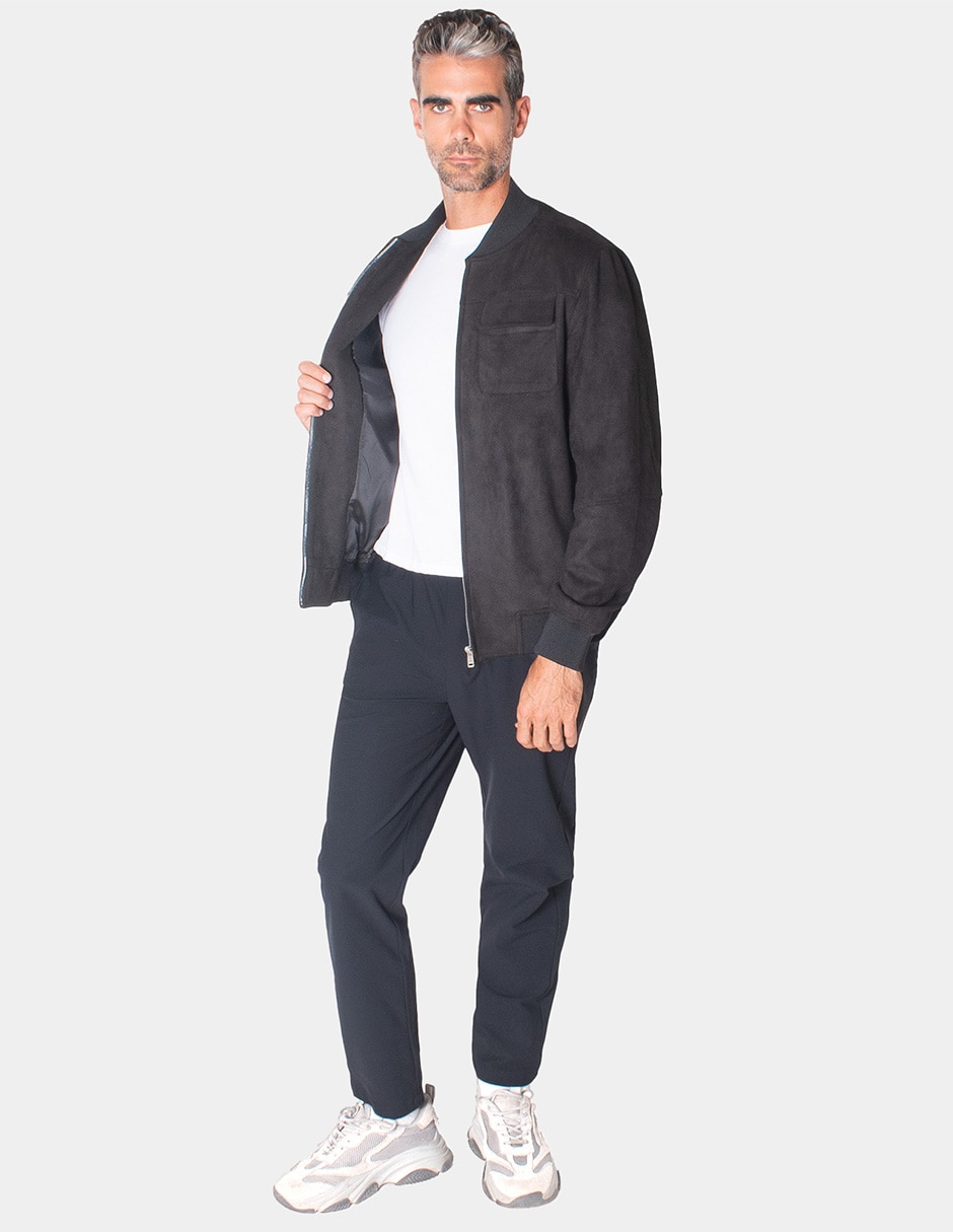 Chamarra casual sin capucha para hombre 4