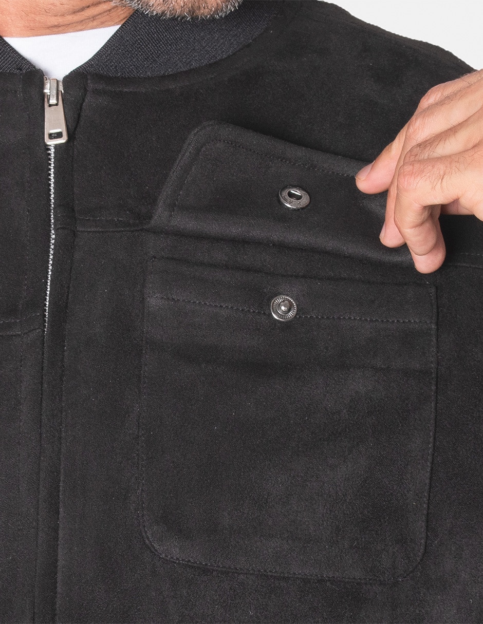 Chamarra casual sin capucha para hombre 7