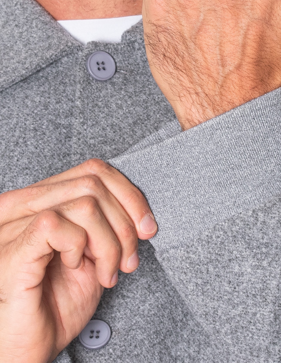 Chamarra casual sin capucha para hombre 7