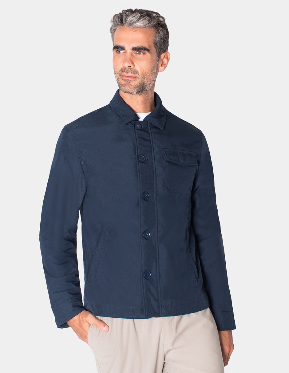 Chamarra casual sin capucha para hombre Chamarra casual sin capucha para hombre