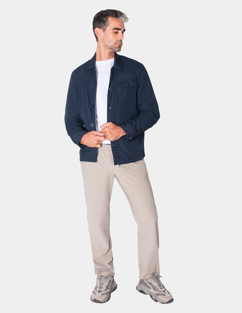 Chamarra casual sin capucha para hombre 5