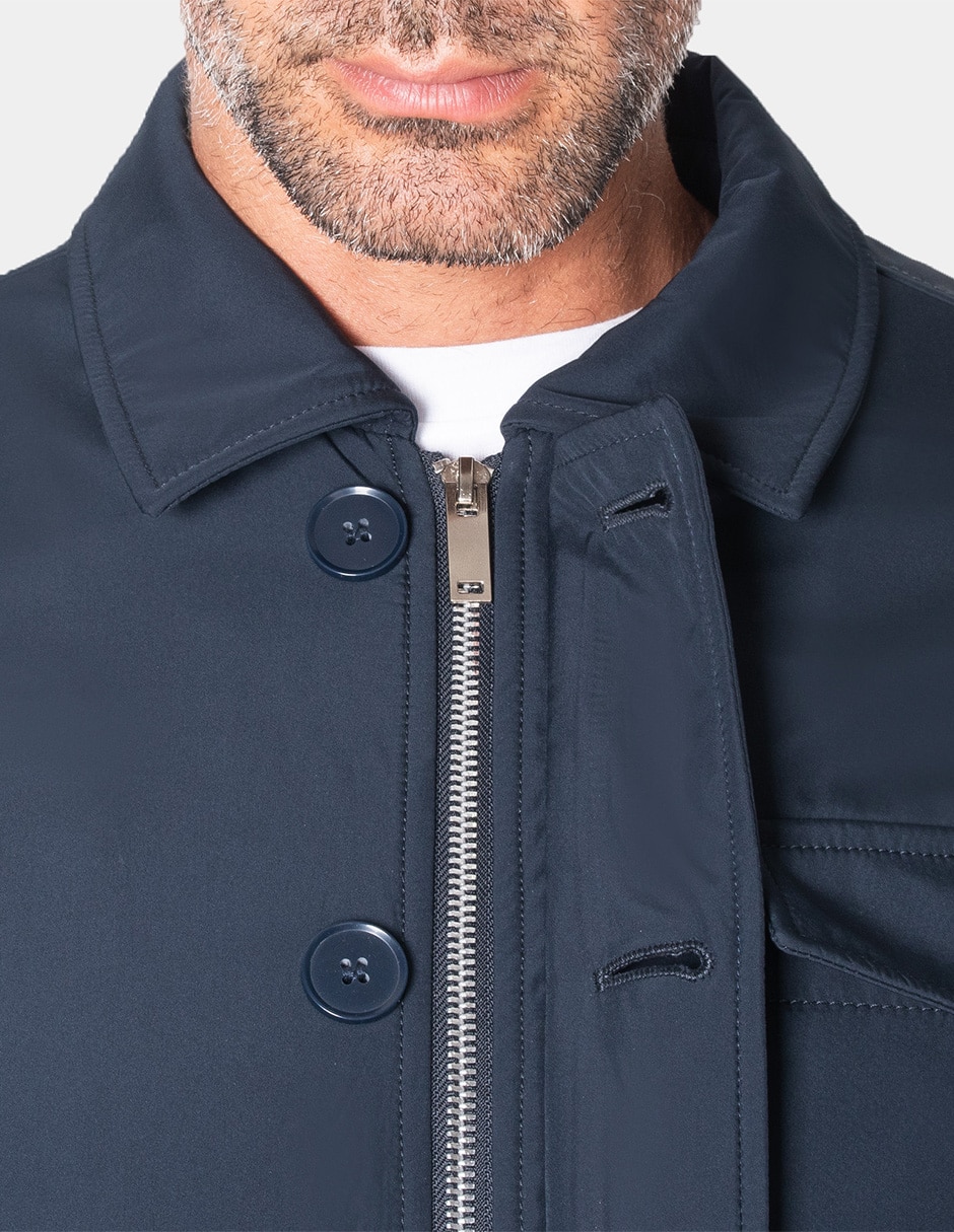 Chamarra casual sin capucha para hombre 4