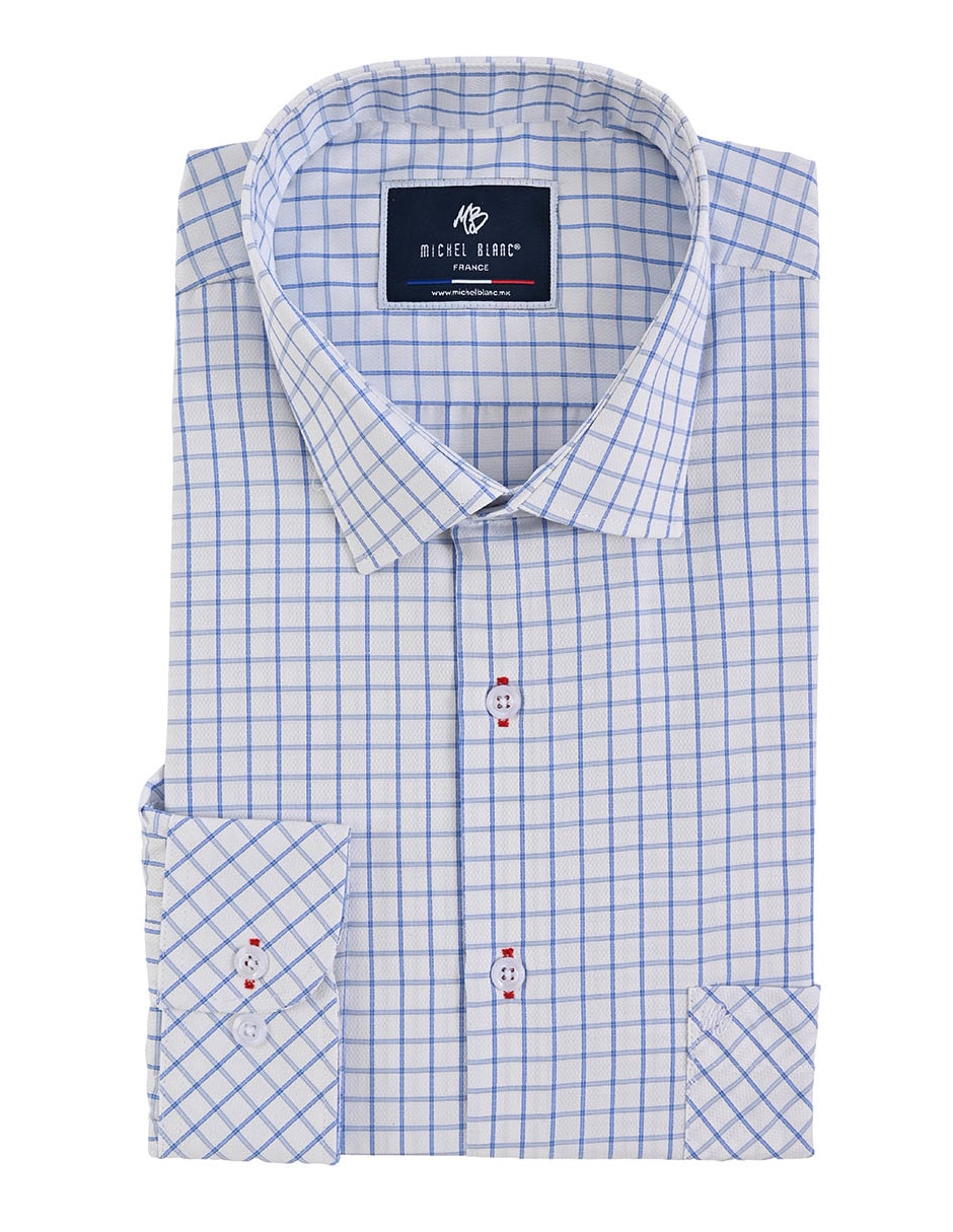 Camisa casual manga larga para hombre 5
