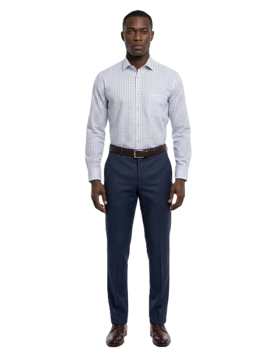 Camisa casual manga larga para hombre