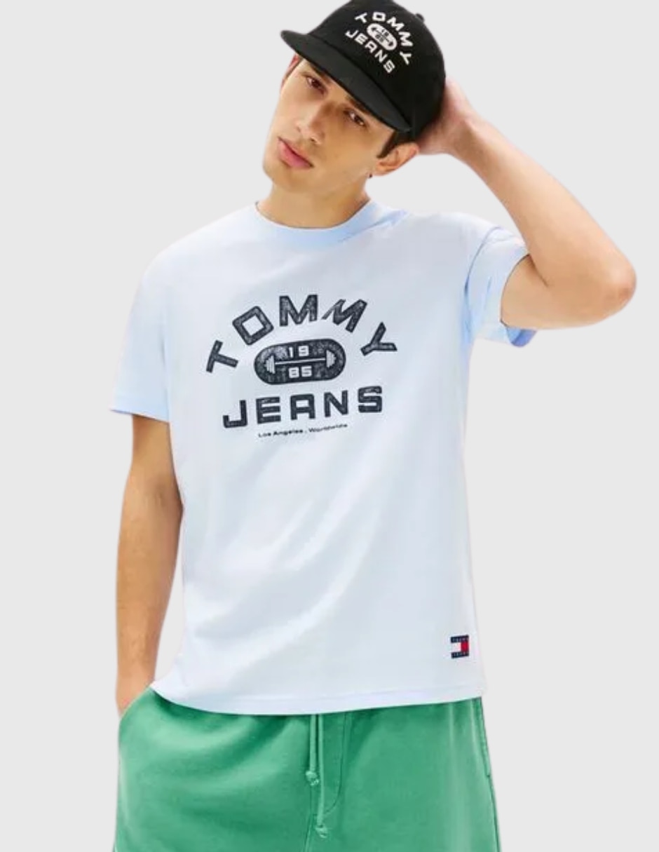 Playera cuello redondo para hombre