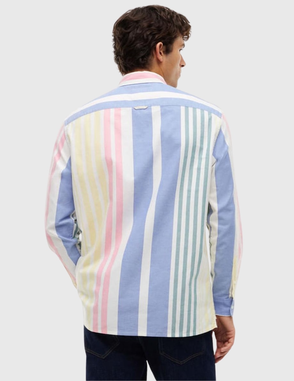 Camisa Casual Sin colección de (si aplica) Algodón manga Larga para hombre