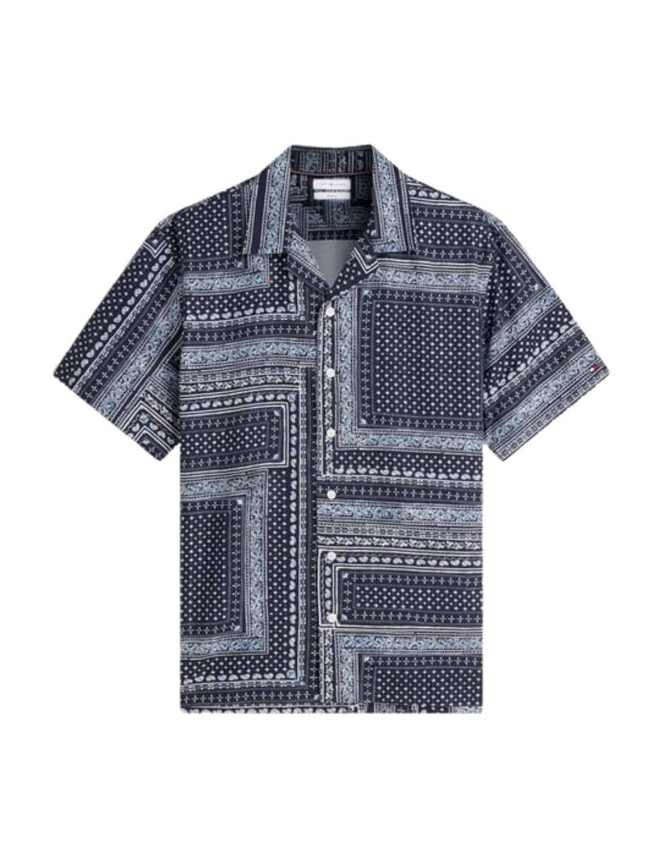 Camisa Casual Sin colección de (si aplica) Lyocell manga Corta para hombre