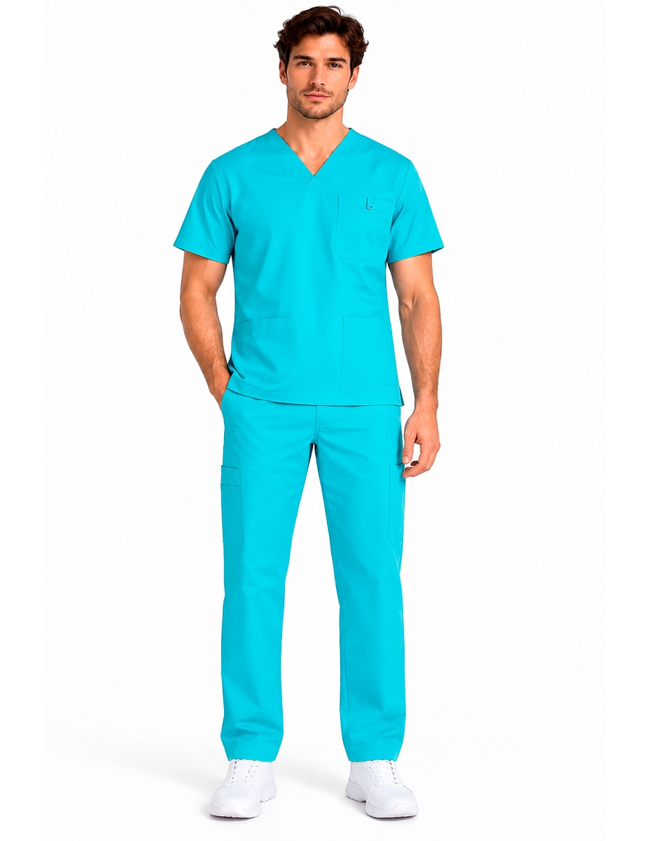Pijama quirúrgica estilo regular para hombre Pijama quirúrgica estilo regular para hombre