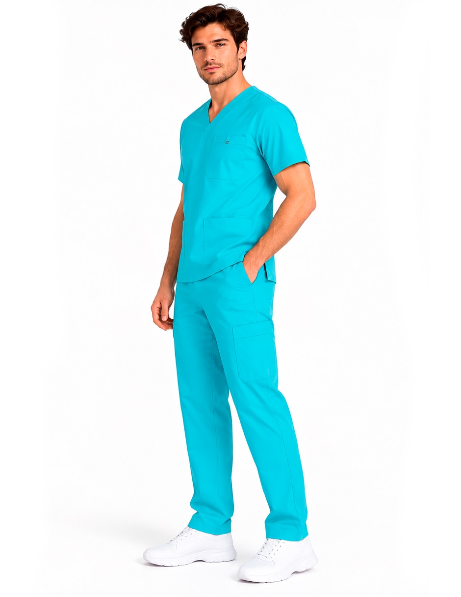Pijama quirúrgica estilo regular para hombre 4