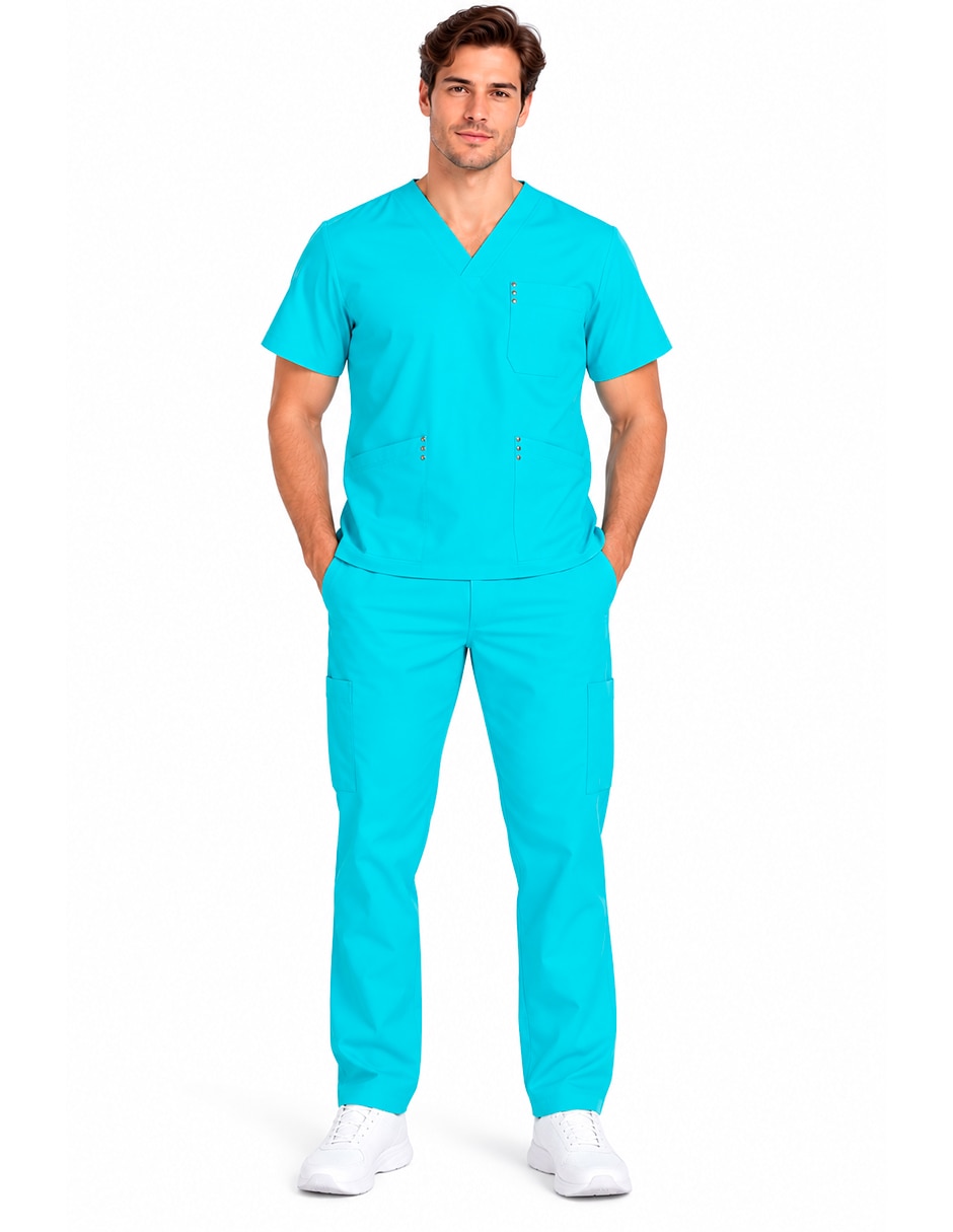 Pijama quirúrgica estilo regular para hombre