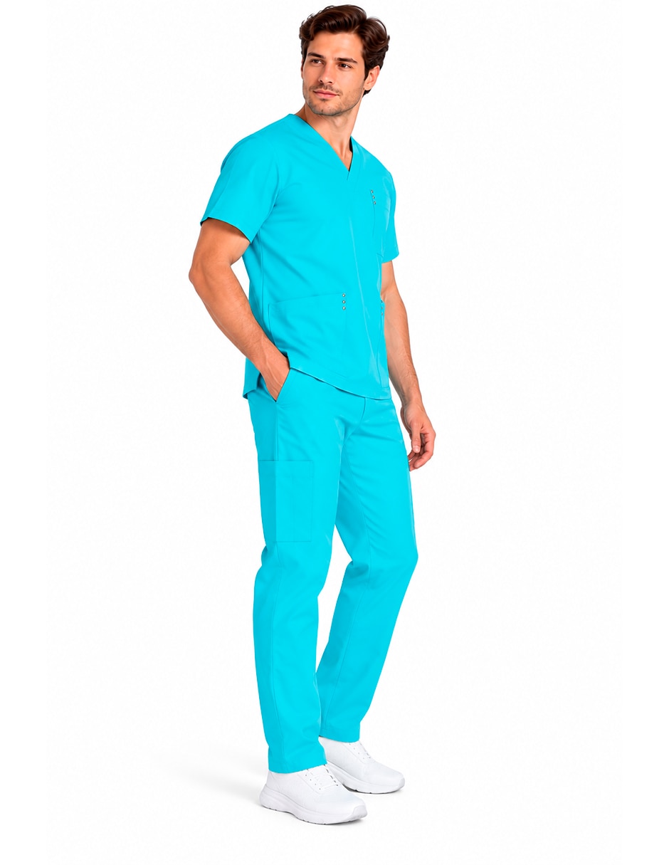 Pijama quirúrgica estilo regular para hombre 4