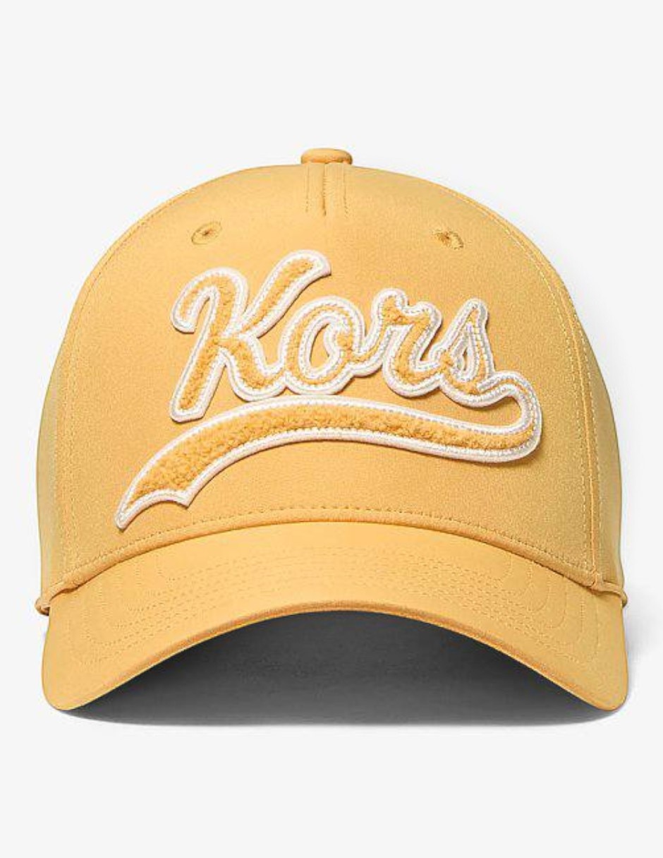 Gorra con visera curva casual script patch baseball para hombre