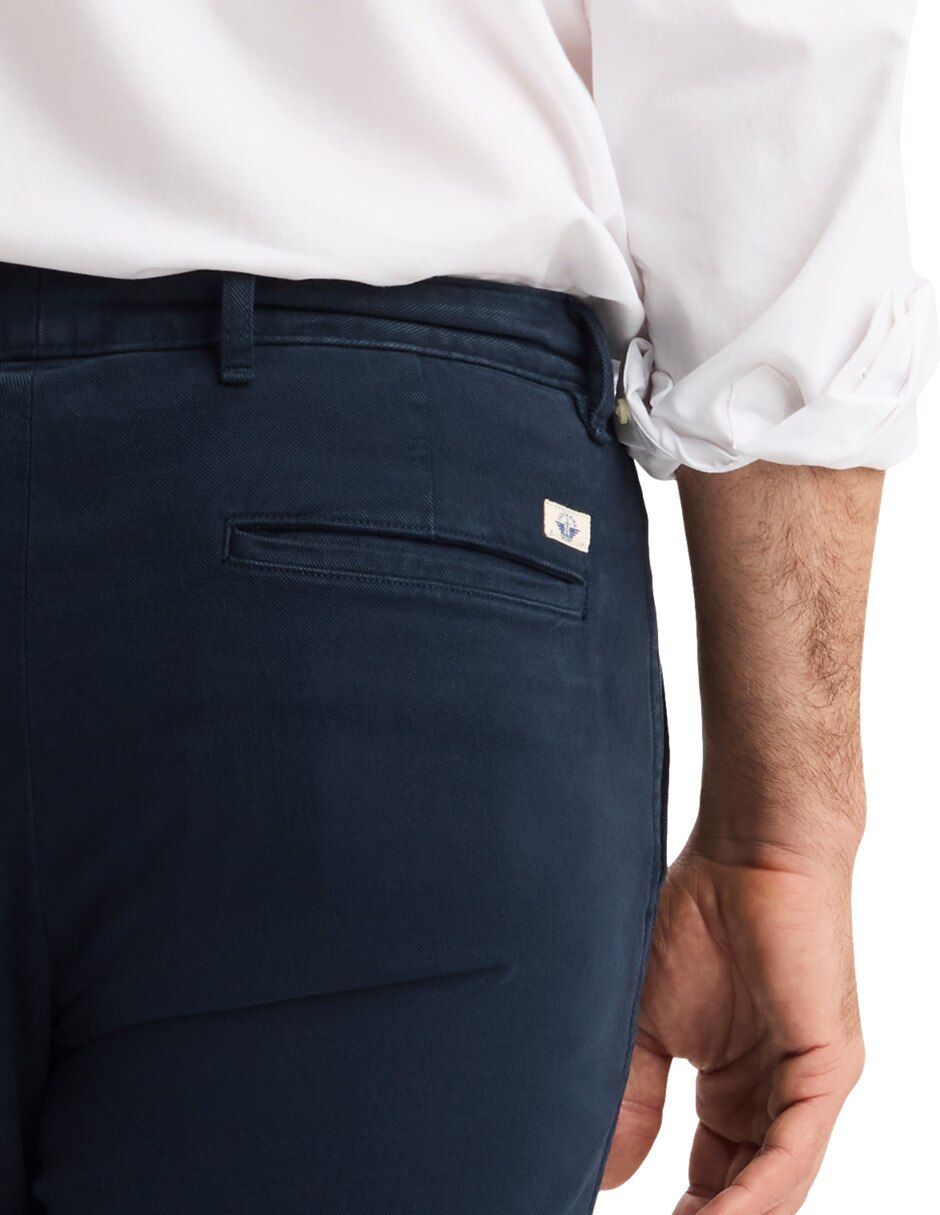 Chamarra casual de algodón con bolsillos para hombre 5