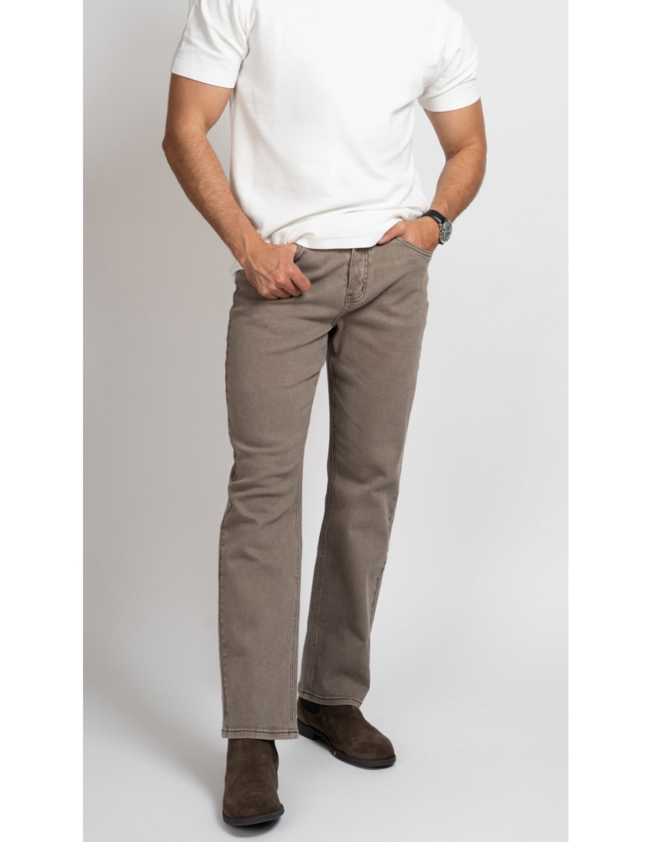 Jeans regular recto para hombre