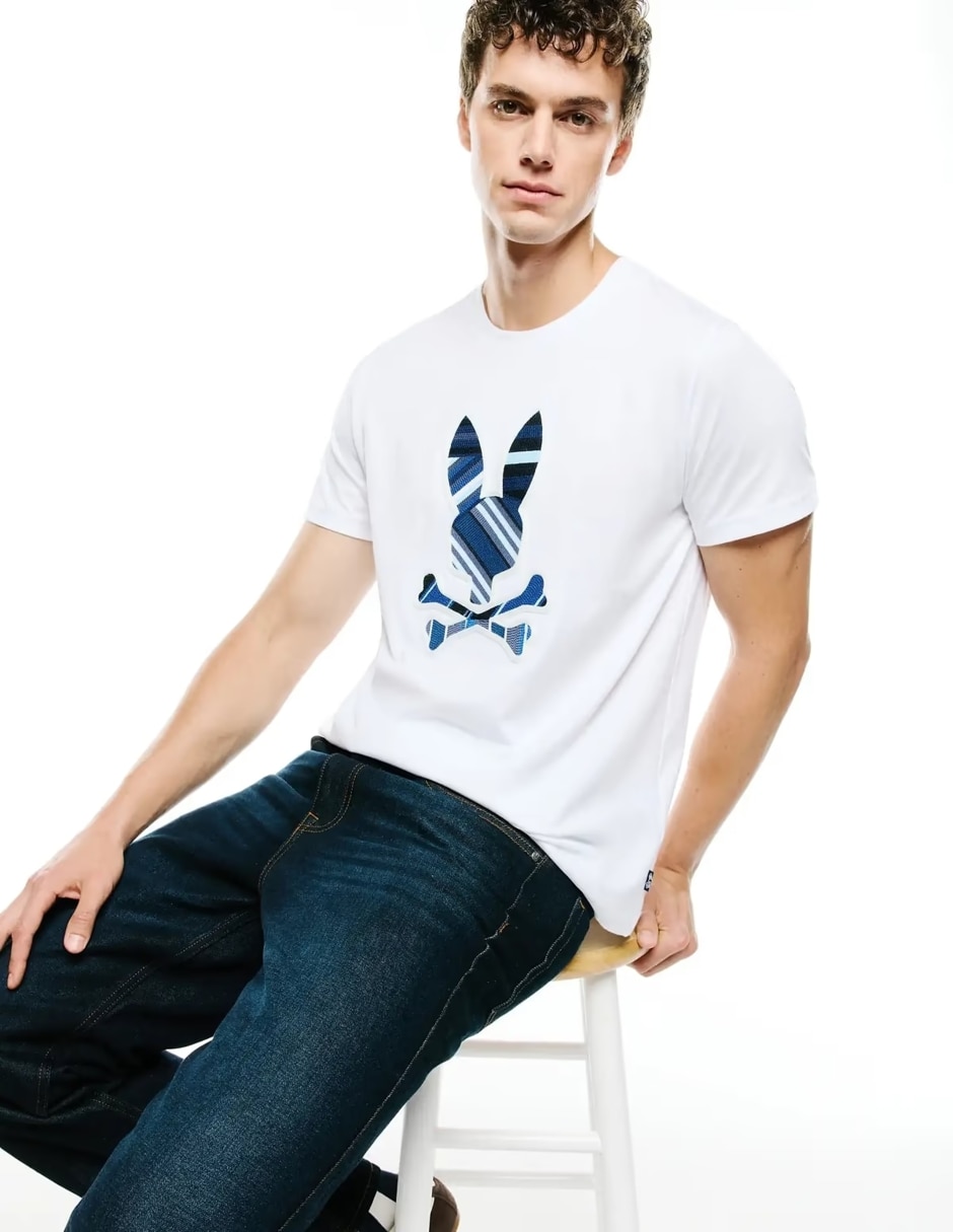 Playera cuello redondo para hombre