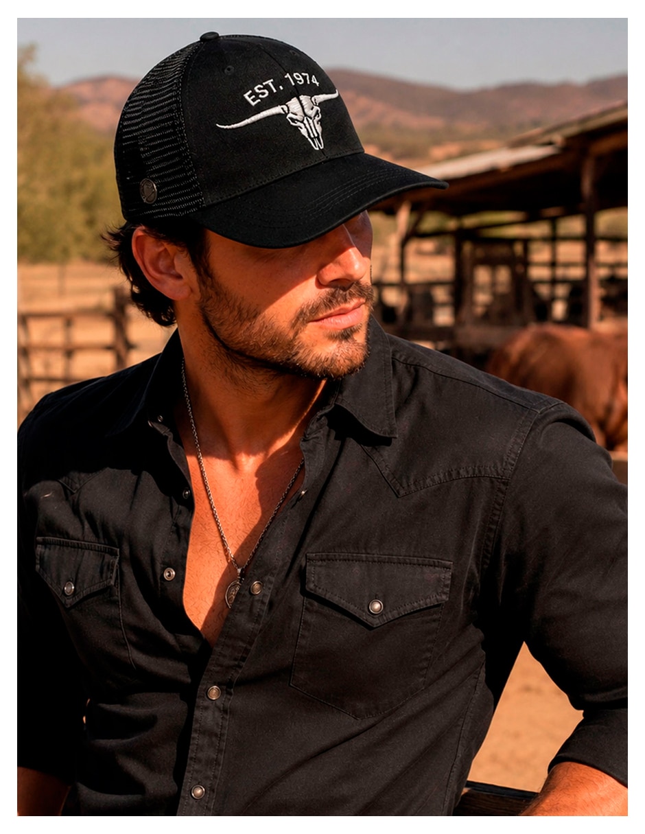Gorra visera curva snapback casual toro para hombre 6
