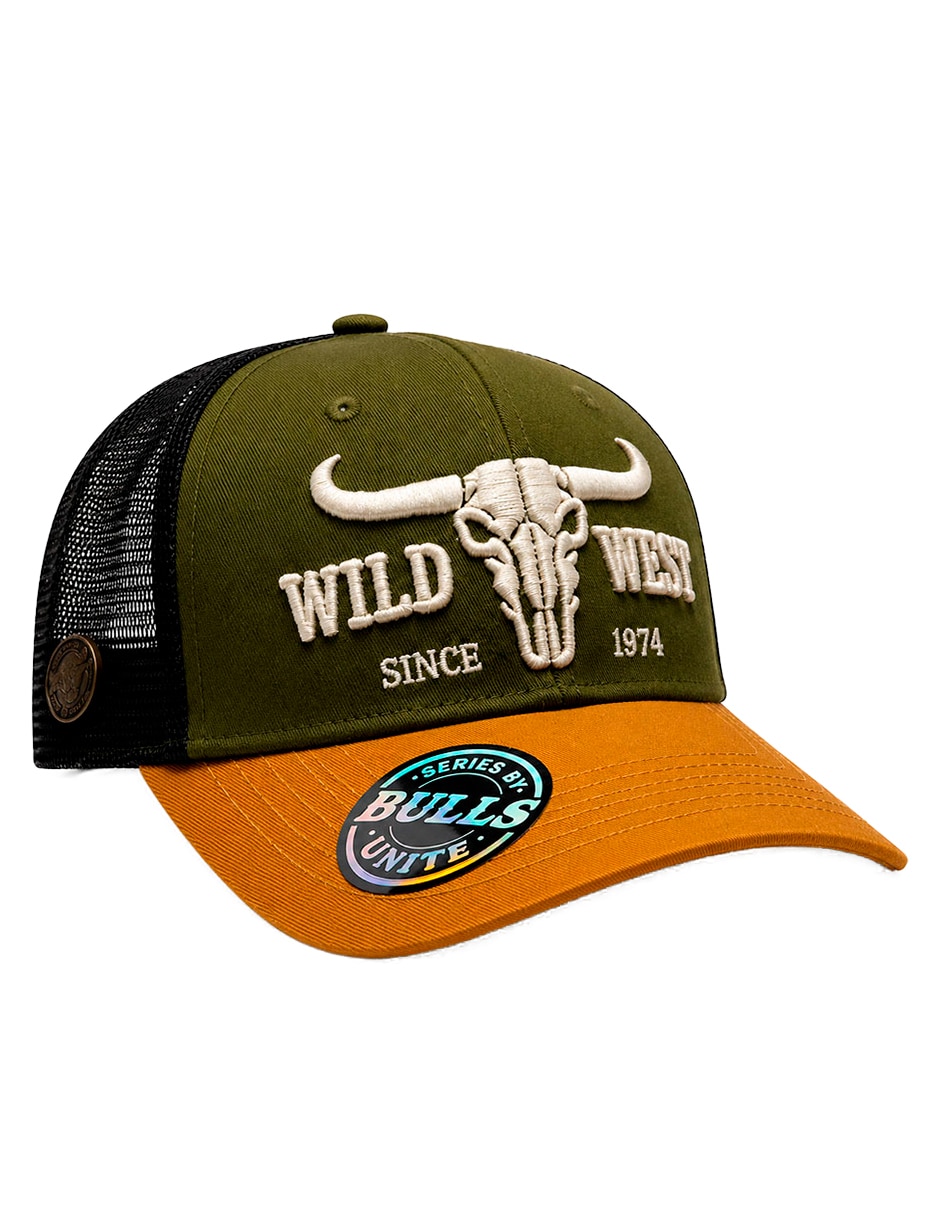Gorra visera curva snapback casual toro para hombre