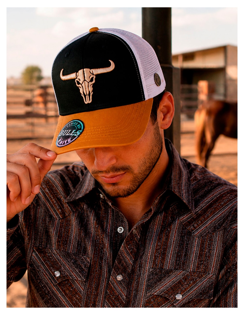 Gorra visera curva snapback casual toro para hombre 6