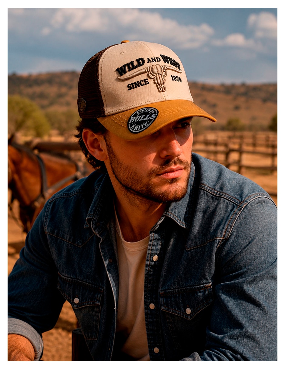 Gorra visera curva snapback casual toro para hombre 7