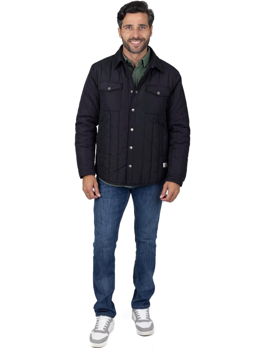Chamarra casual con bolsillos para hombre 2