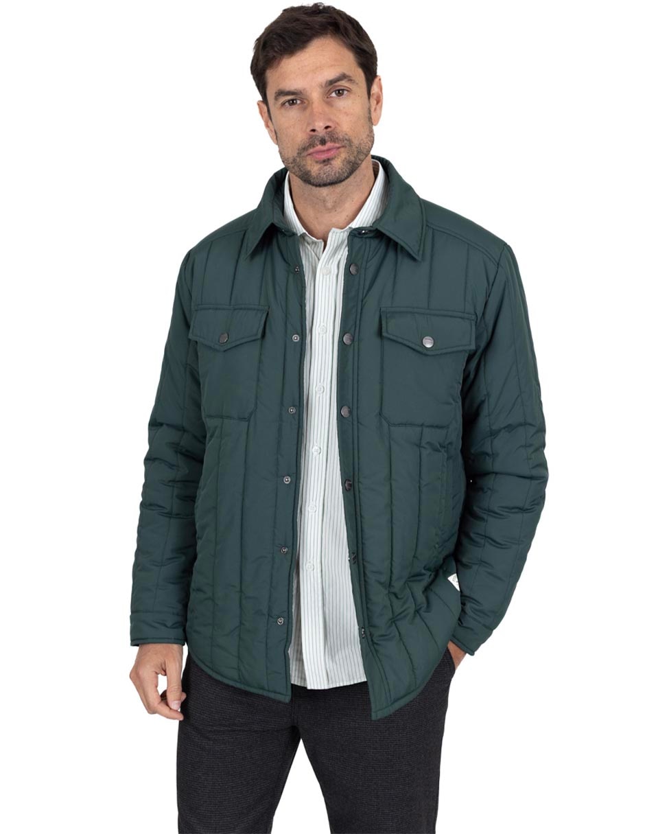 Chamarra casual con bolsillos para hombre Chamarra casual con bolsillos para hombre
