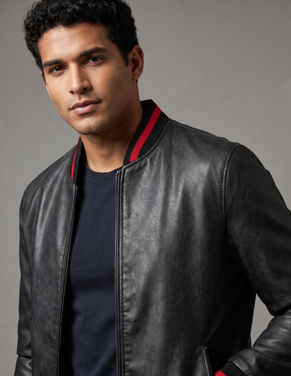 Chamarra casual con bolsillos para hombre 2