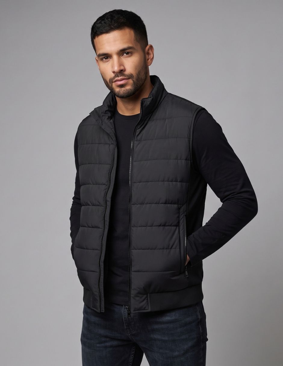 Chaleco impermeable con bolsillos para hombre Chaleco impermeable con bolsillos para hombre