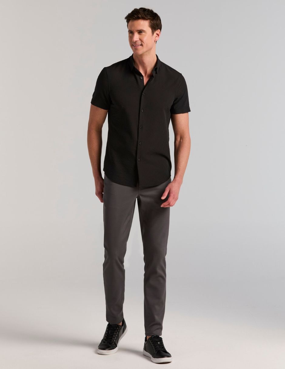 Camisa casual manga corta para hombre 5