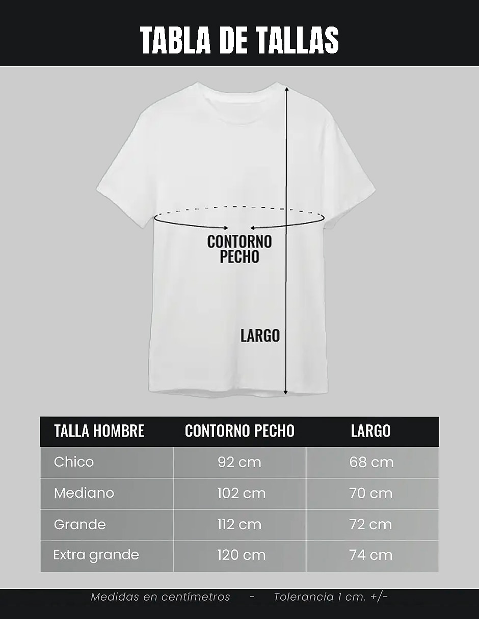 Playera cuello redondo para hombre 8