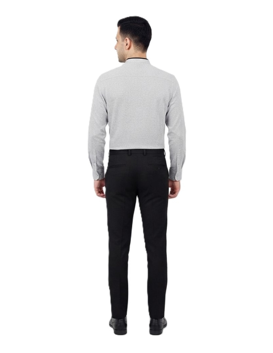 Camisa casual manga larga para hombre 4