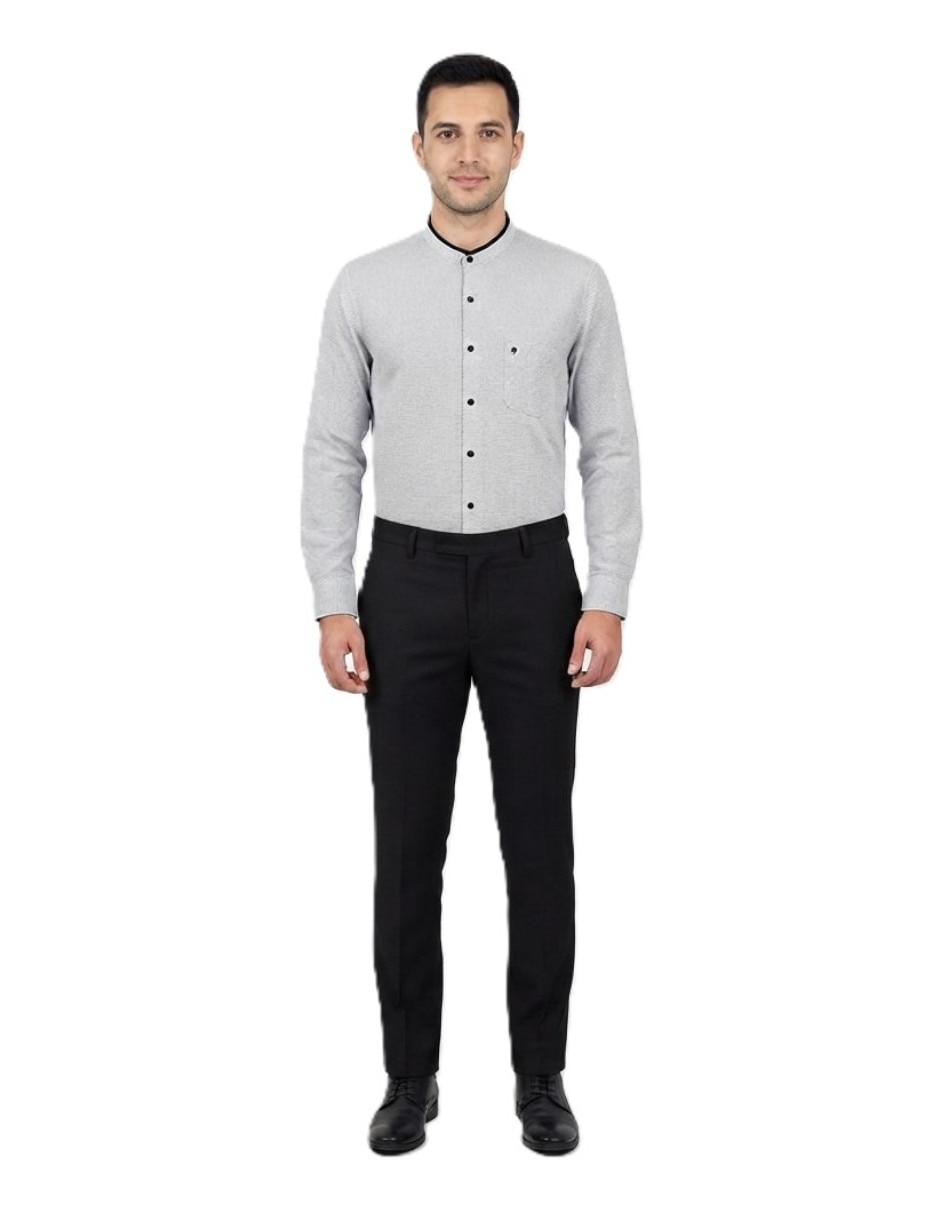 Camisa casual manga larga para hombre 3