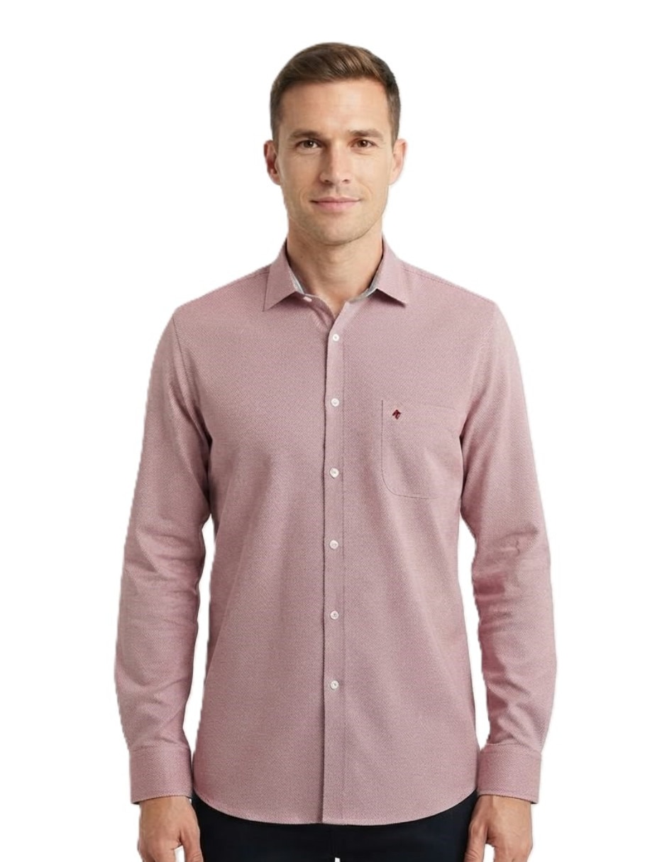 Camisa casual manga larga para hombre