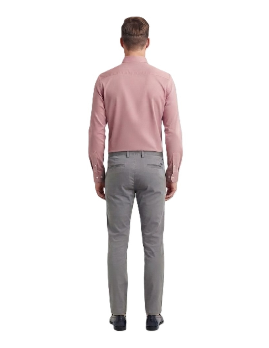 Camisa casual manga larga para hombre 5