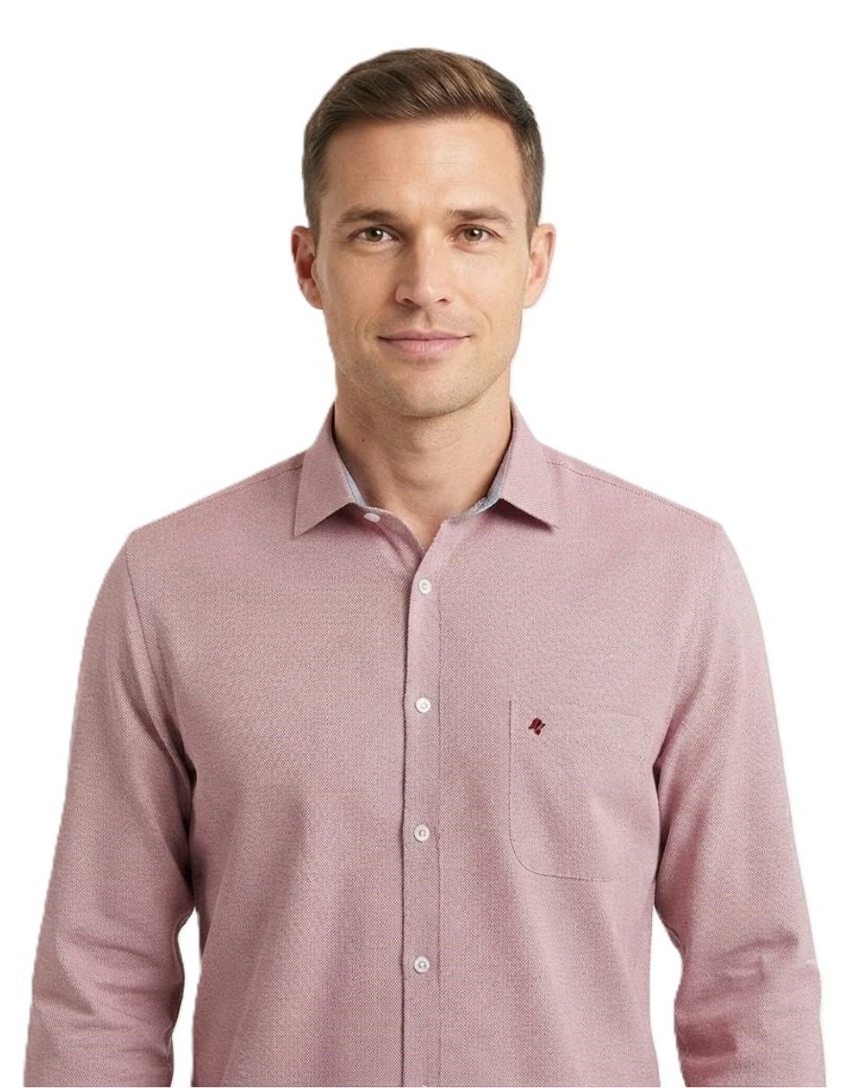 Camisa casual manga larga para hombre 3