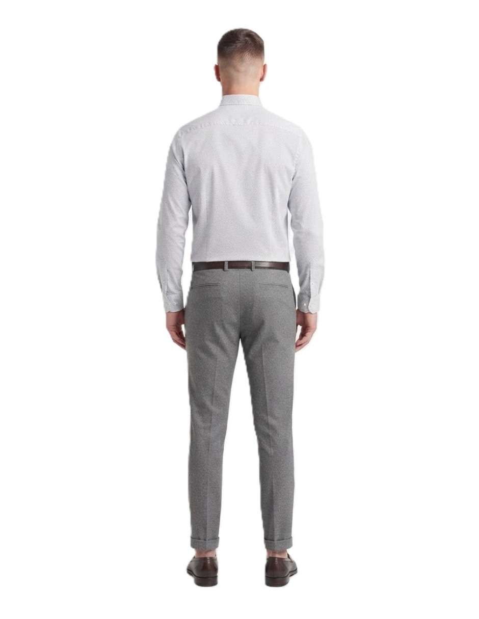 Camisa casual manga larga para hombre 3