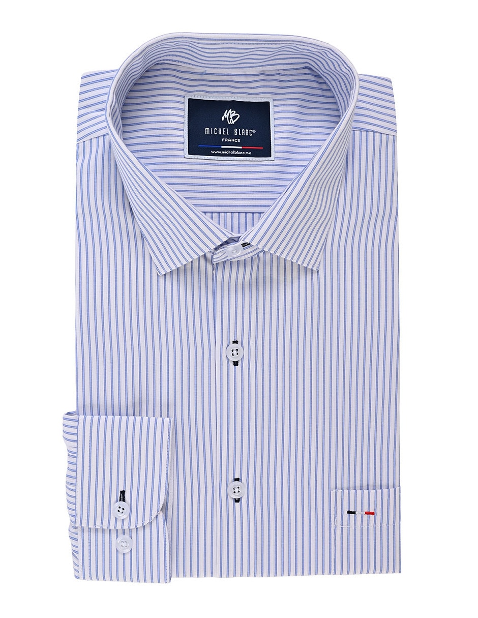 Camisa casual manga larga para hombre 5