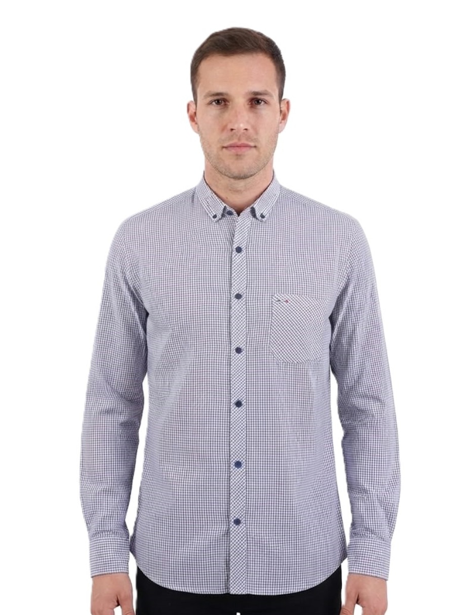 Camisa casual manga larga para hombre Camisa casual manga larga para hombre