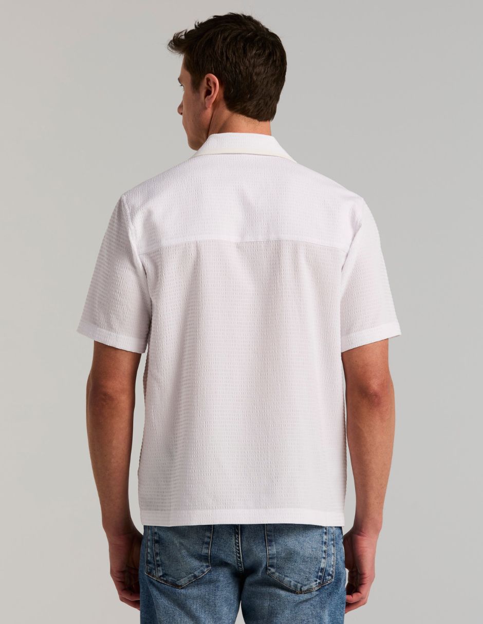 Camisa casual manga corta para hombre 5