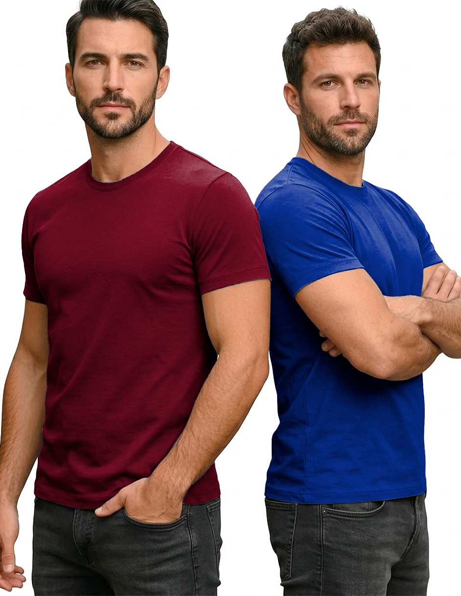 Playera cuello redondo para hombre 2