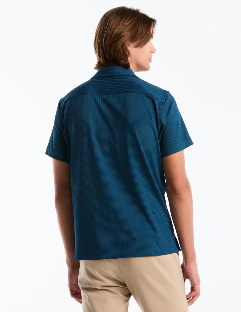 Camisa casual manga corta para hombre 4