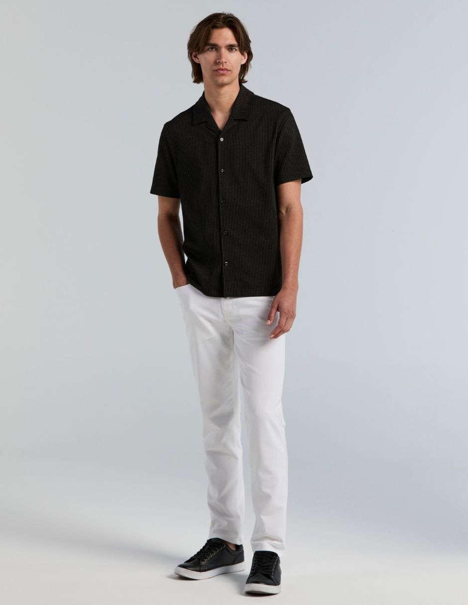 Camisa casual manga corta para hombre 4
